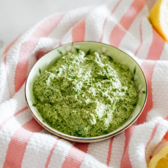 Cilantro + Walnut Pesto