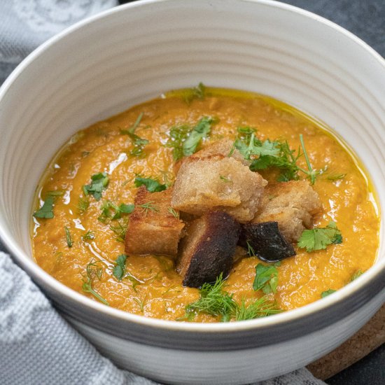 Carrot Ginger Soup (Vegan)