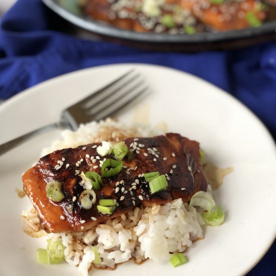 Nigella’s Mirin-Glazed Salmon