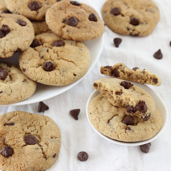 Eggless Chocolate Chip Cookies