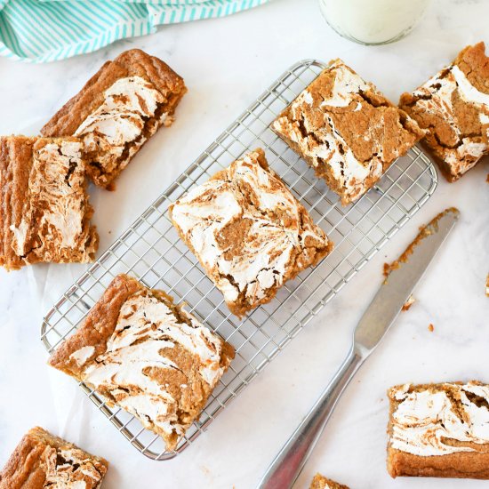 Peanut Butter & Fluff Brownies