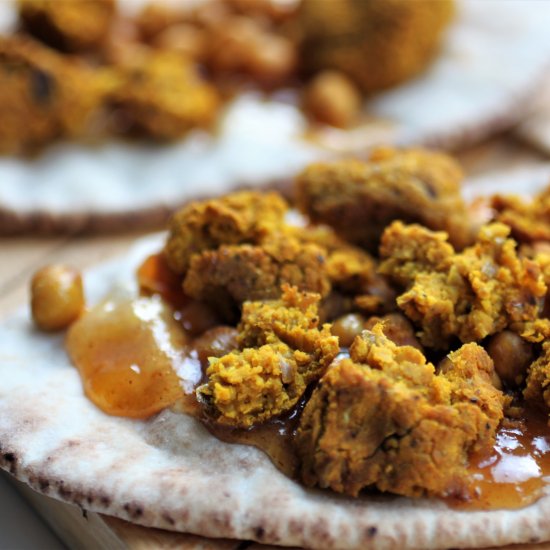 Vegan Naan Bread Pizzas