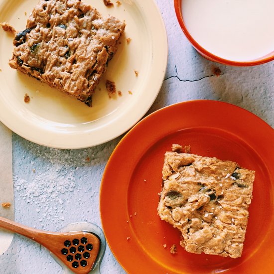 Peanut Butter & Honey Oat Bars