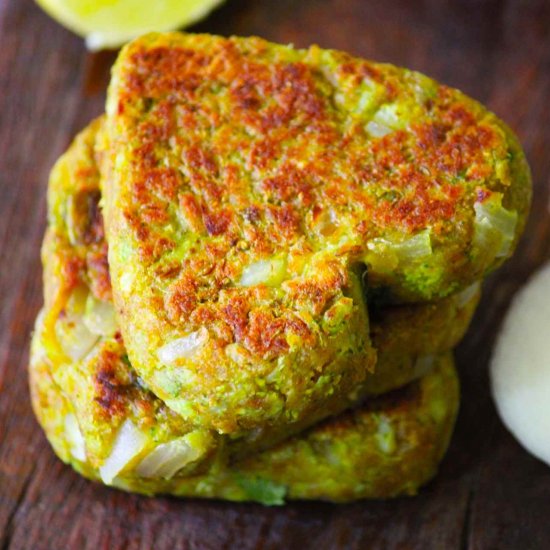 Broccoli Tikki Or Cutlet Recipe