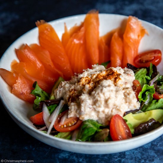 Smoked Salmon and Crab Salad