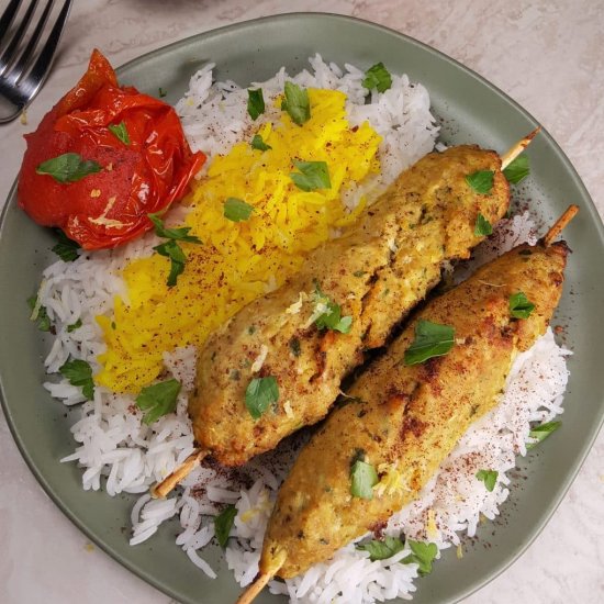 Air Fryer Persian Kabab Koobideh