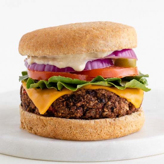 Vegan Black Bean Burgers