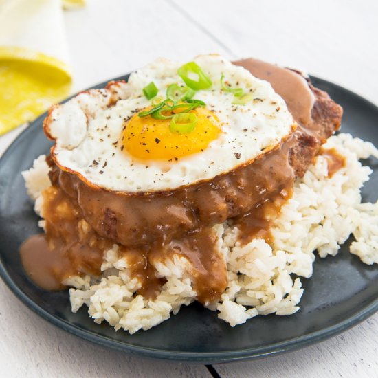 Loco Moco Lunch Plate