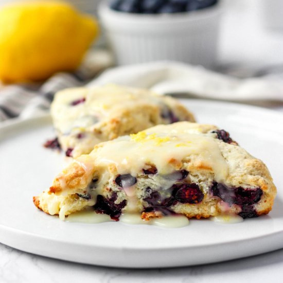 Lemon Blueberry Scones