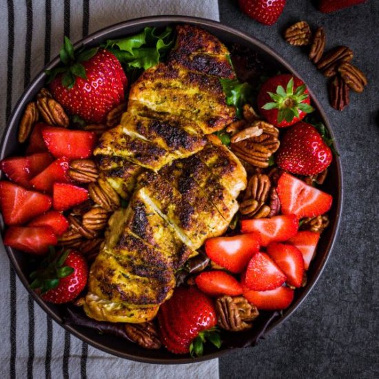 Cajun Chicken & Strawberry Salad