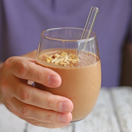 Chocolate peanut butter smoothie