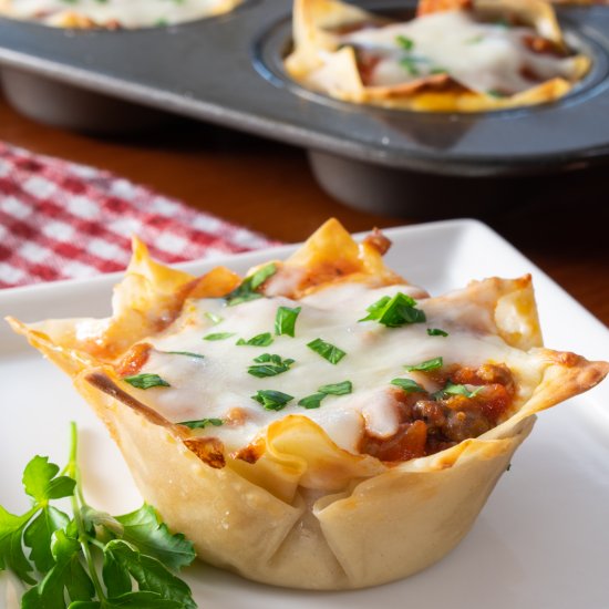 Mini Lasagna Cups