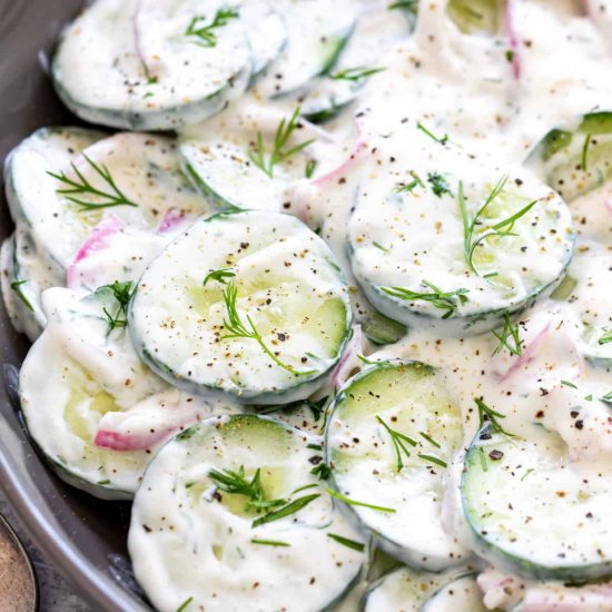 Creamy Cucumber Salad