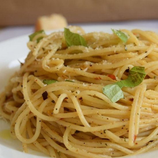 Spicy Spaghetti Aglio e Olio