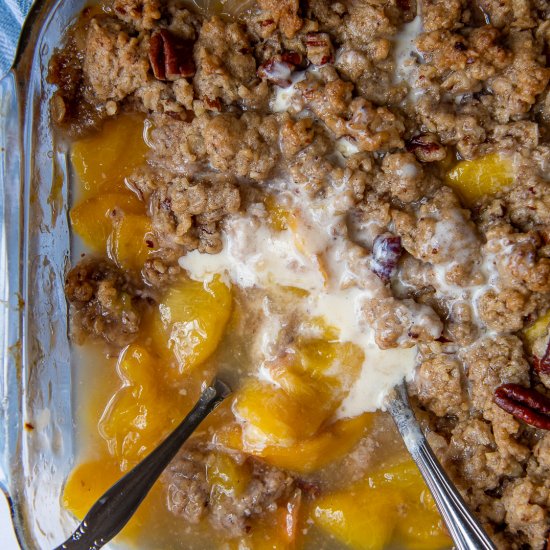 Gluten Free Peach Crisp