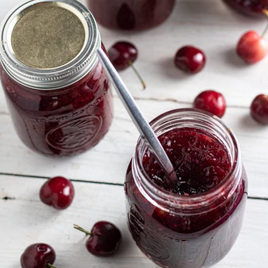 Easy Homemade Cherry Jam