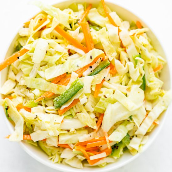 Healthy Creamy Coleslaw