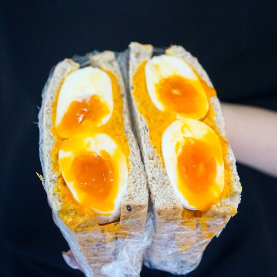 Kabocha Egg Salad Sando