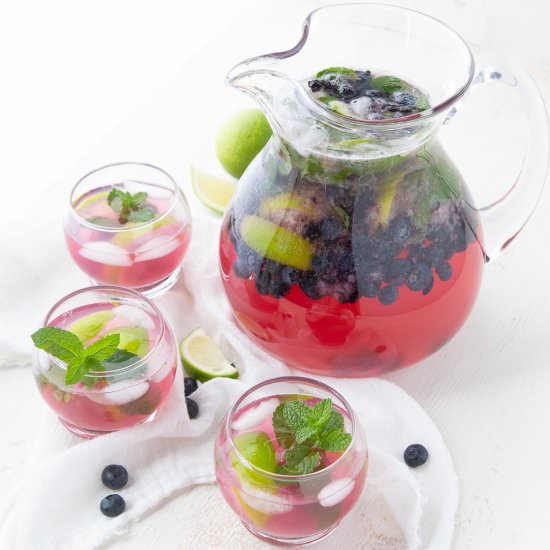 Blueberry Mojitos