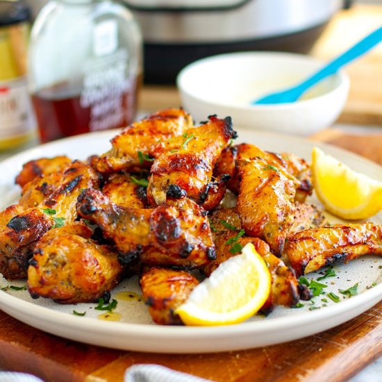 Maple Mustard Chicken Wings