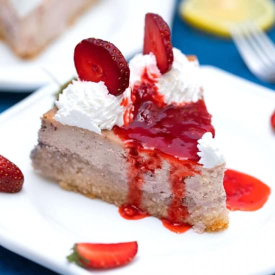 Keto Strawberry Cheesecake