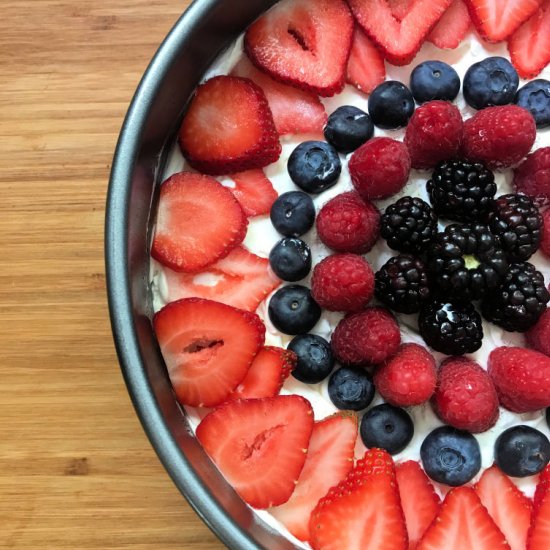 Sugar-Free Keto Fruit Pizza