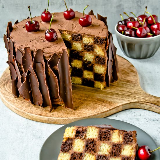 Checkerboard Cake