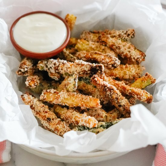 Zucchini Fries with Truffle Aioli