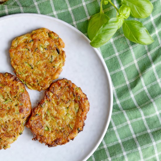 Zucchini pancakes