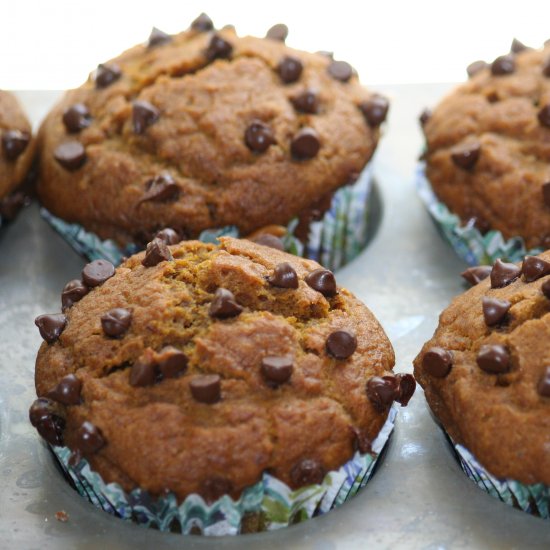 Healthier Pumpkin Muffins