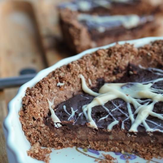 Vegan Chocolate Almond Tart