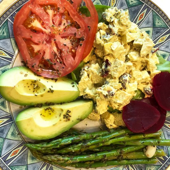 Chicken Salad w/ Lemon-Curry Dressing