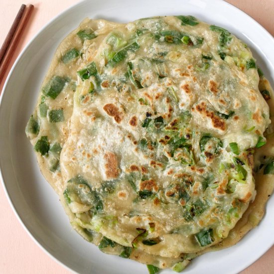 Chinese Spring Onion Pancake