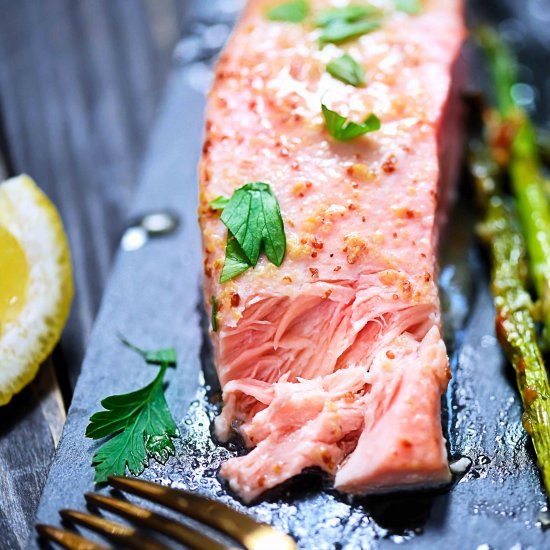 Mustard Baked Salmon