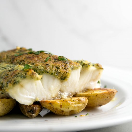 Lemon & Herb Crusted Cod