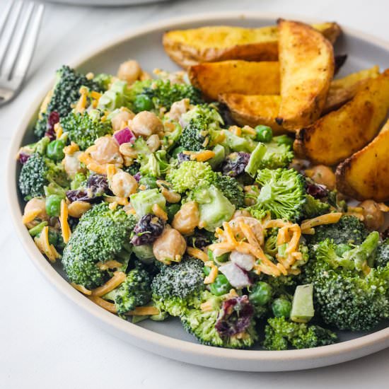 Broccoli Ranch Salad For Two