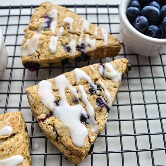 Gluten Free Blueberry Lemon Scones