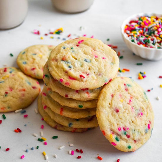 Soft Funfetti Cookies