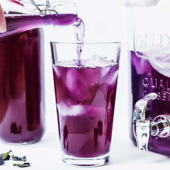 Butterfly Pea Flower Kombucha