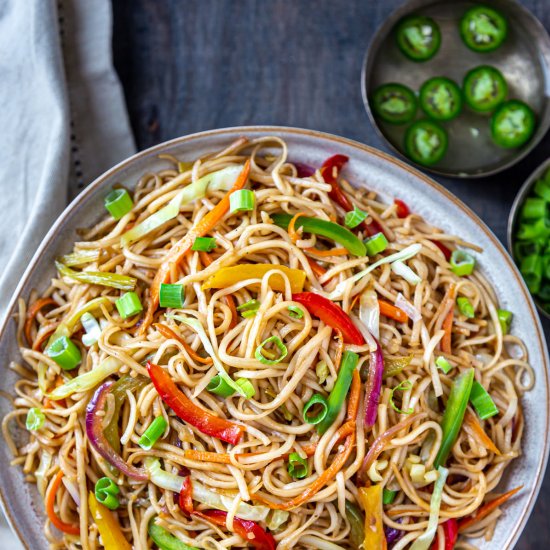 Veg Hakka Noodles