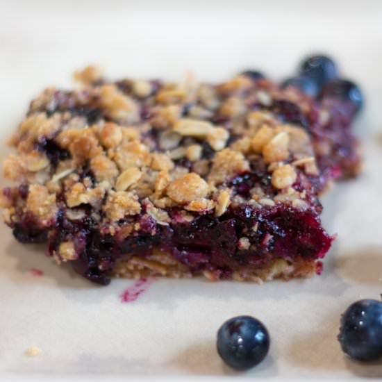 Blueberry Oatmeal Bars