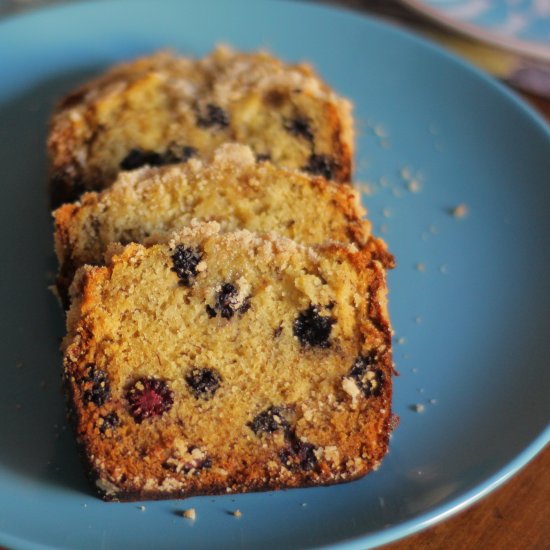 Blackberry Banana Bread