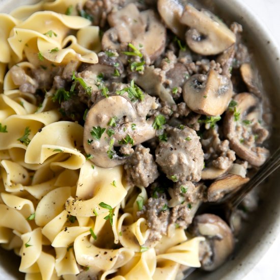 Hamburger Stroganoff