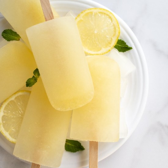 Ginger Lemonade Popsicles