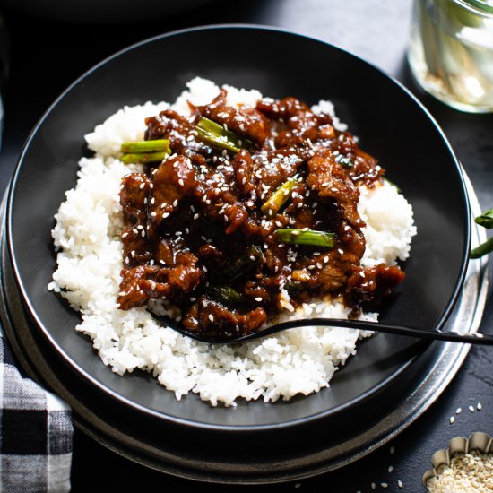 Easy Mongolian Beef