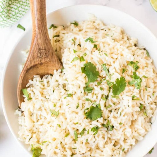 cilantro lime rice!