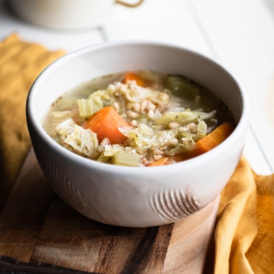 Vegetable and Barley Soup