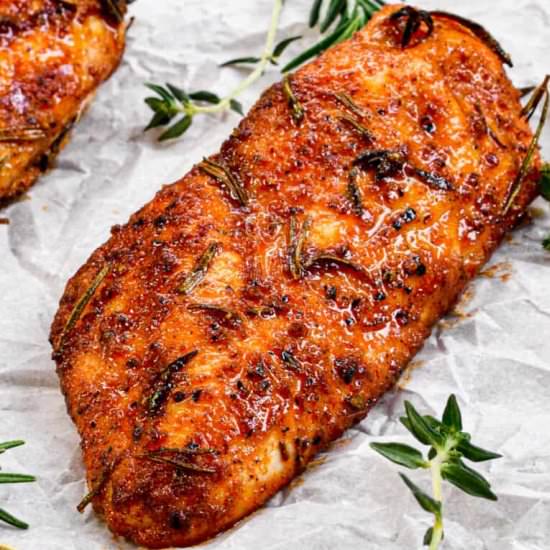 juicy baked chicken breast!