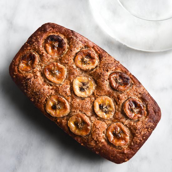 Gluten free sourdough banana bread