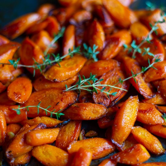 Roasted Carrots with Thyme